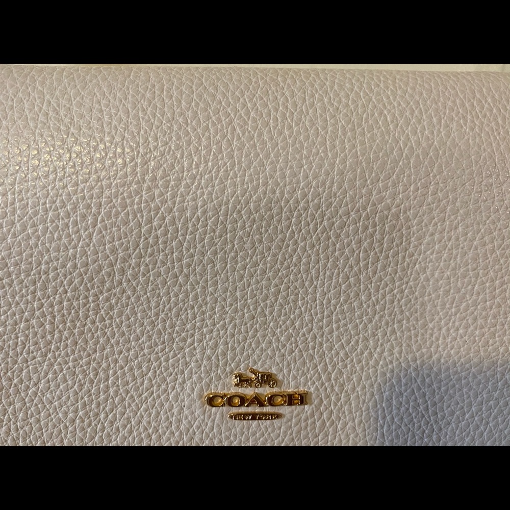 Coach fold-over clutch